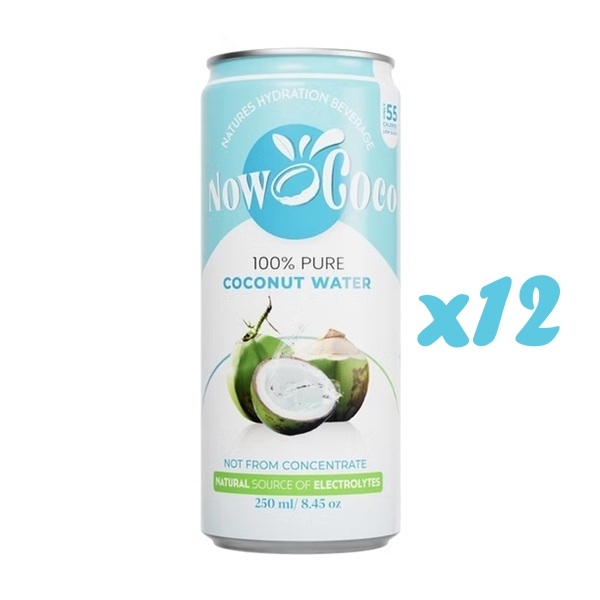 100% kokosų vanduo Now Coco x12