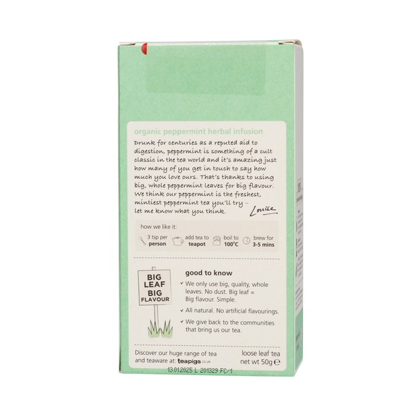 Arbata teapigs Peppermint, biri 50g