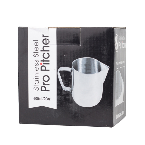 Ąsotis pienui Rhinowares su skale, Silver 600ml