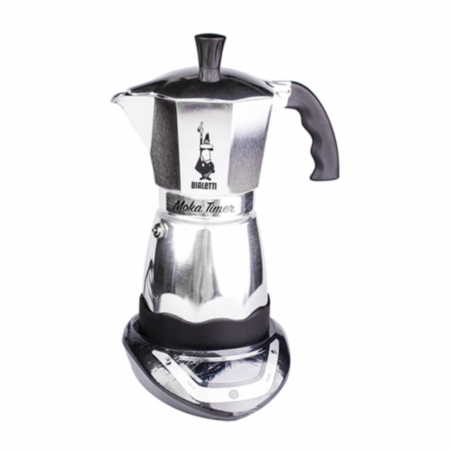 Elektrinis Moka kavinukas Bialetti Timer, 270ml 6p.