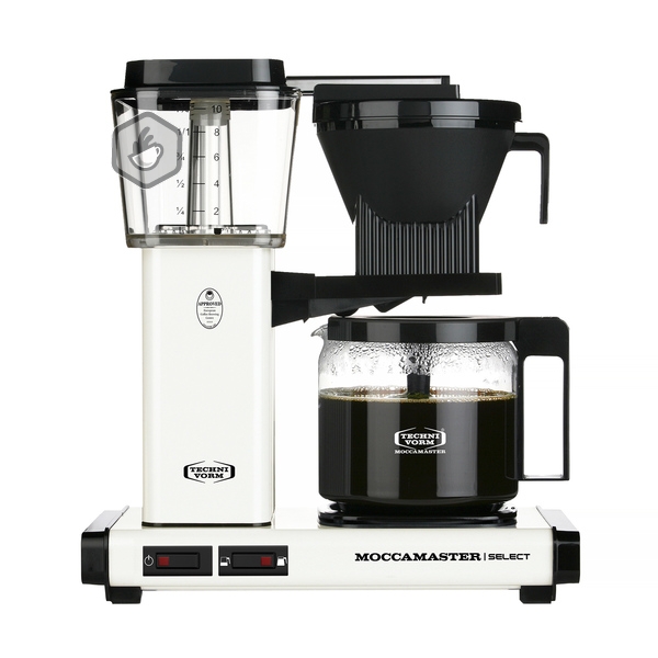 Moccamaster SELECT, White | KAVOS REIKALAI