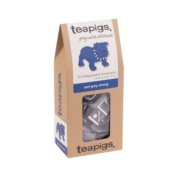 Juodoji arbata teapigs Earl Grey Strong, 15vnt.