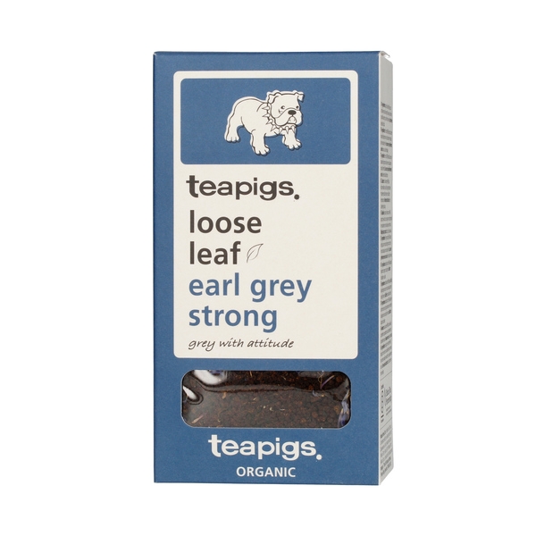 Juodoji arbata teapigs Earl Grey Strong, biri 100g