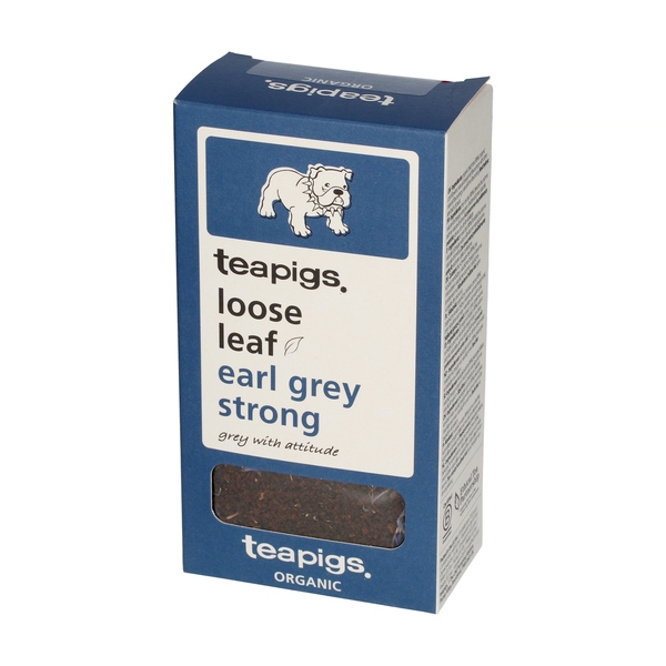 Juodoji arbata teapigs Earl Grey Strong, biri 100g