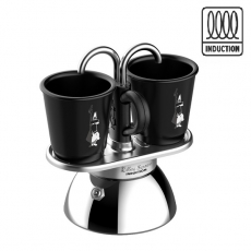 Kavinukas Bialetti Induction Black MINI, 100ml 2p.