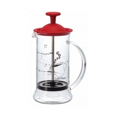 Kavinukas Hario Cafe Press, 240ml raudonas