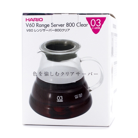 Kavos indas Hario Range Server V60-03, 800ml