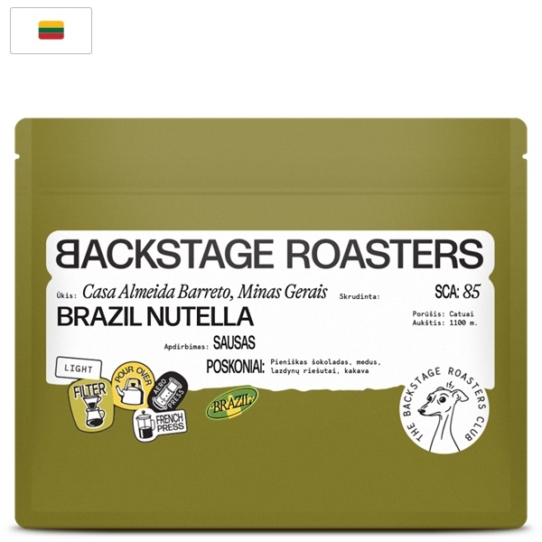 Kavos pupelės Brazil Nutella, 250g