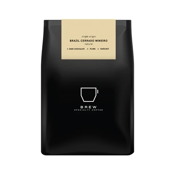 Kavos pupelės BREW. Brasil Cerrado, 1kg
