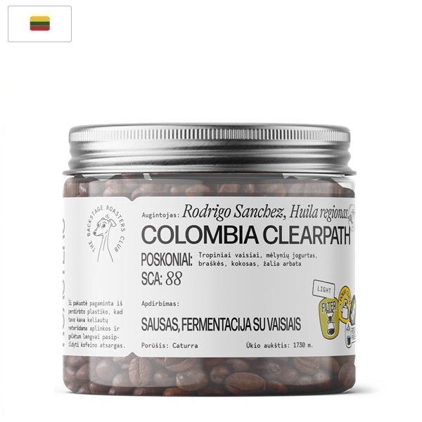 Kavos pupelės Colombia Monteblanco, 200g