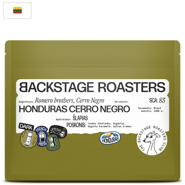 Kavos pupelės Honduras Dark Roast, 250g