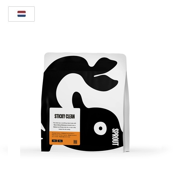 Kavos pupelės SPROUT Uganda, 250g