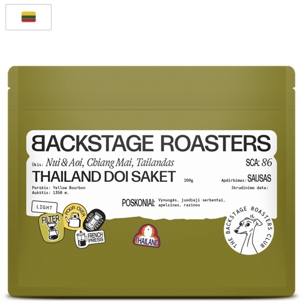 Kavos pupelės Thailand Doi Saket, 200g