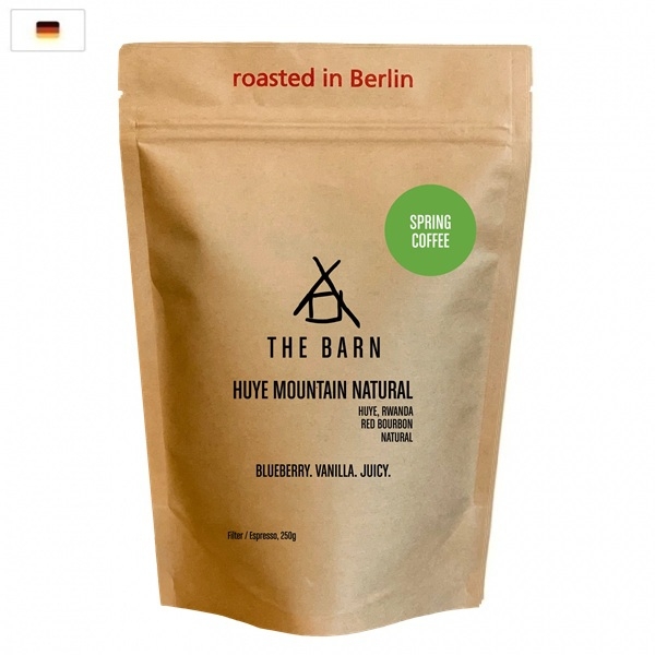 Kavos pupelės THE BARN Rwanda, 200g