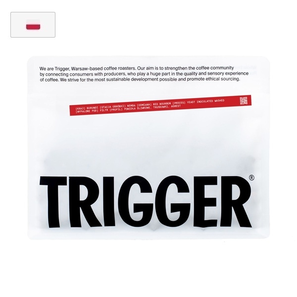 Kavos pupelės Trigger Burundi, 250g