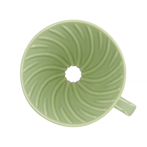 Keraminis kavinukas Hario V60-02, Green