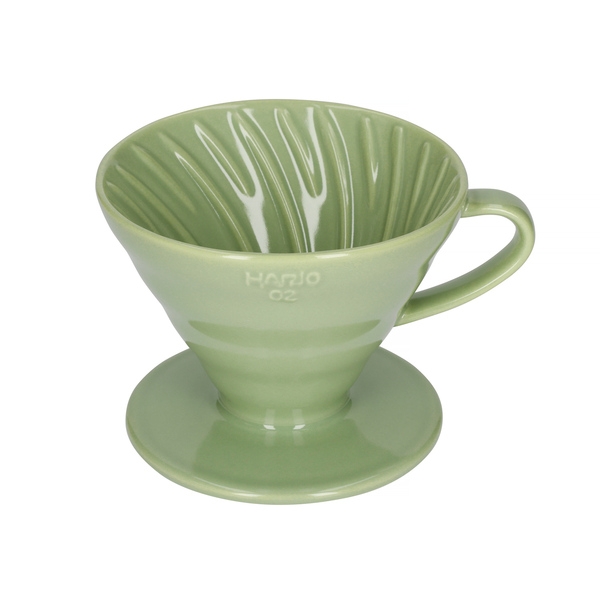 Keraminis kavinukas Hario V60-02, Green