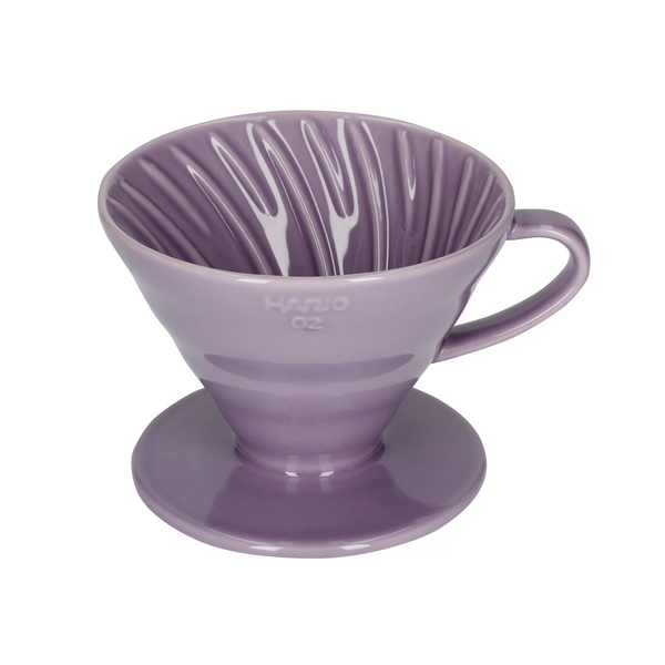 Keraminis kavinukas Hario V60-02, Purple