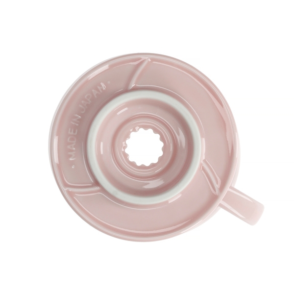 Keraminis kavinukas Hario V60-02, rožinis