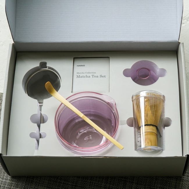 Matcha ruošimo rinkinys Hario, Pink