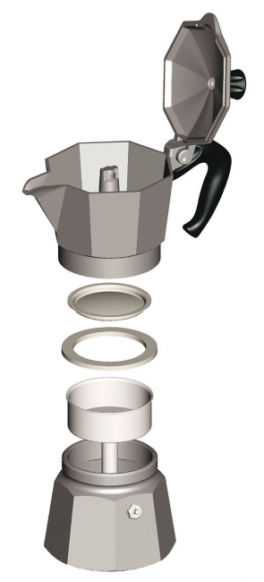 Moka kavinukas Bialetti Express, 130ml 3p.