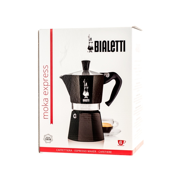 Moka kavinukas Bialetti Express juodas, 270ml 6p.