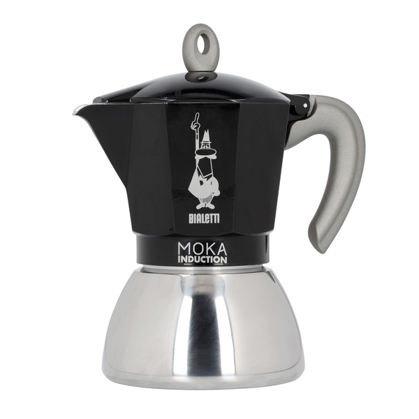 Moka kavinukas Bialetti Induction Black, 280ml 6p.