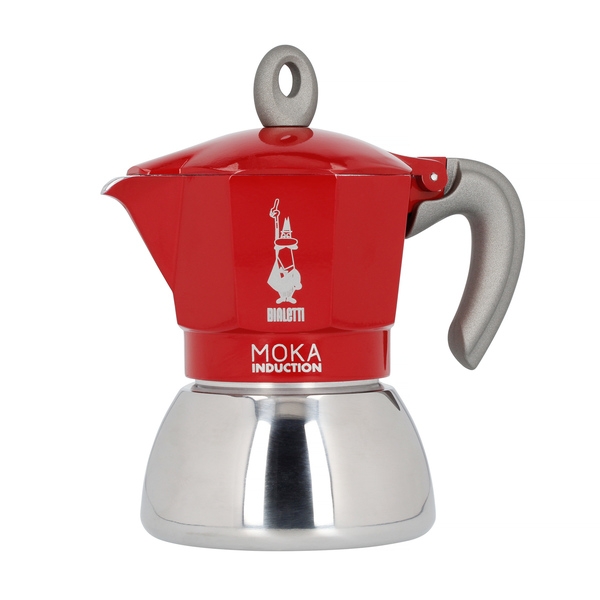Moka kavinukas Bialetti Induction Red, 150ml 4p.
