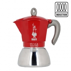 Moka kavinukas Bialetti Induction Red, 280ml 6p.