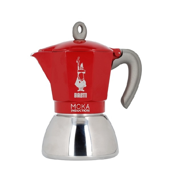 Moka kavinukas Bialetti Induction Red, 280ml 6p.