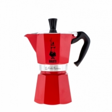 Moka kavinukas Bialetti, raudonas 270ml 6p.