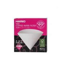 Popieriniai filtrai Hario V60-01 kavinukui, 40vnt.