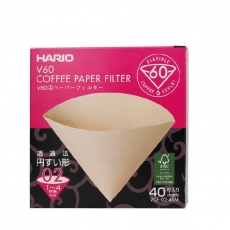 Popieriniai filtrai Hario V60-02 kavinukui, 40vnt.