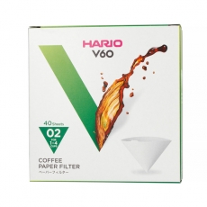 Popieriniai filtrai Hario V60-02 kavinukui, 40vnt.