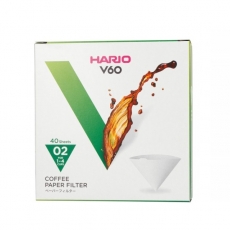 Popieriniai filtrai Hario V60-02 kavinukui, 40vnt.