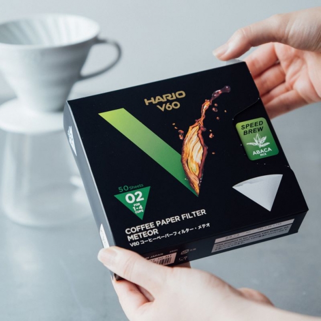 Popieriniai filtrai Hario V60-02 Meteor, 50 vnt.