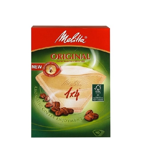 Popieriniai filtrai Melitta 1x4, 40vnt.