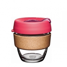 Puodelis KeepCup Cork Flutter stiklinis, 227ml