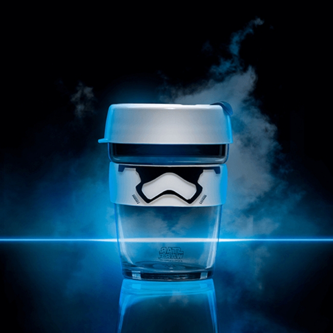 Puodelis KeepCup Stormtrooper stiklinis, 340 ml