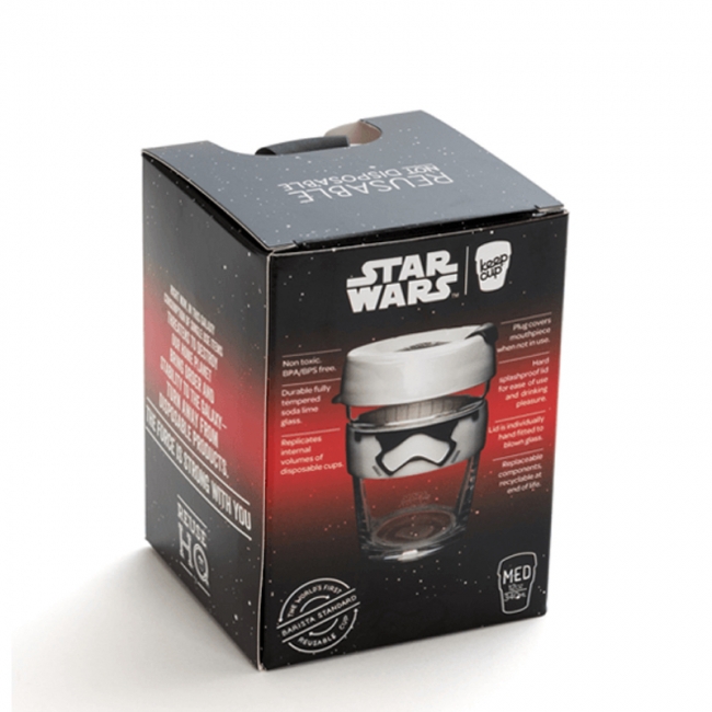 Puodelis KeepCup Stormtrooper stiklinis, 340 ml