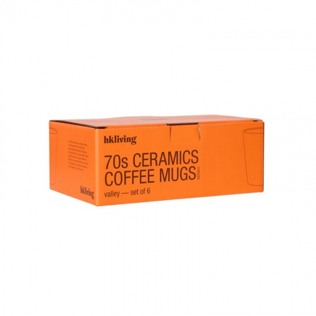 Puodelių komplektas HKliving, 6vnt. 230ml