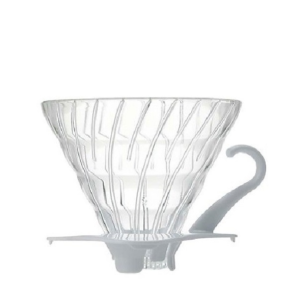 Stiklinis kavinukas Hario V60-02, baltas