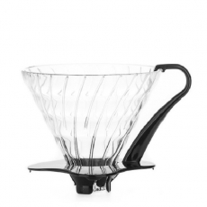 Stiklinis kavinukas Hario V60-03, juodas