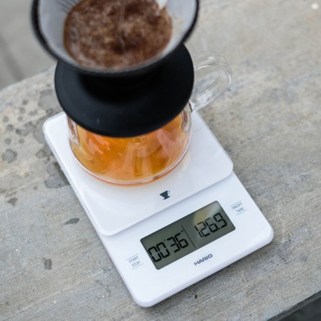 Svarstyklės Hario Barista, White 2kg