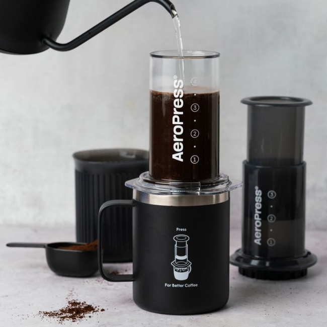 Termosinis puodelis AeroPress, Black 350ml