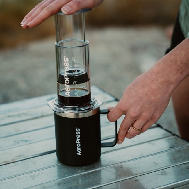 Termosinis puodelis AeroPress, Black 350ml