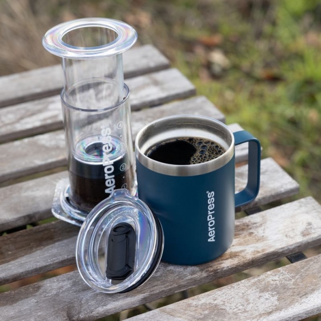 Termosinis puodelis AeroPress, Blue 350ml