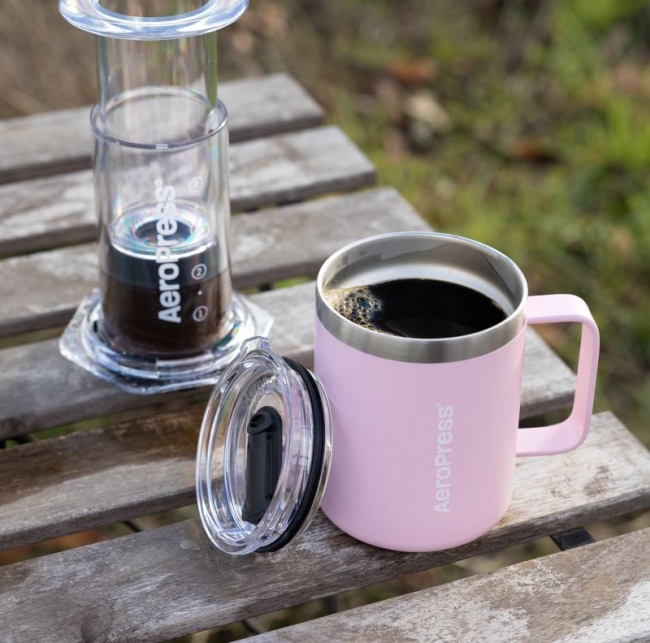Termosinis puodelis AeroPress, Pink 350ml