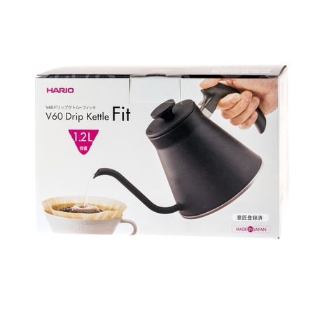 Virdulys Hario Fit V60 Drip Kettle, juodas 1.2L