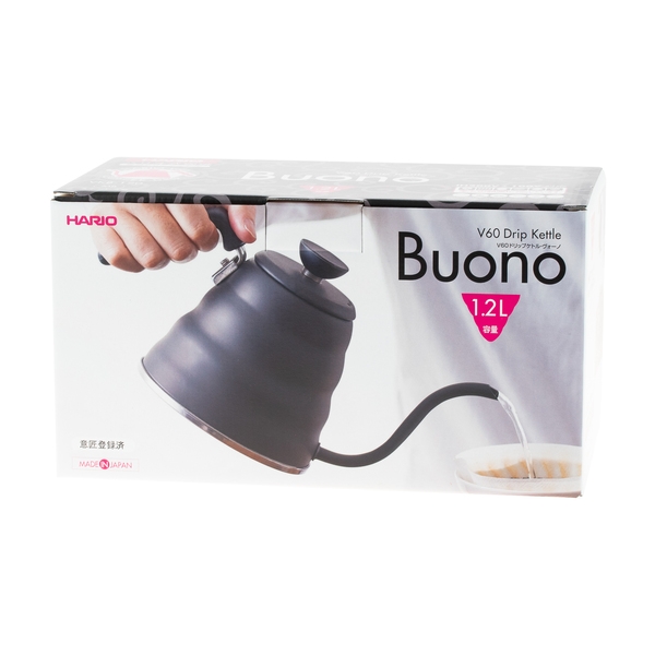 Virdulys kavai Hario V60 Buono, juodas 1.2L